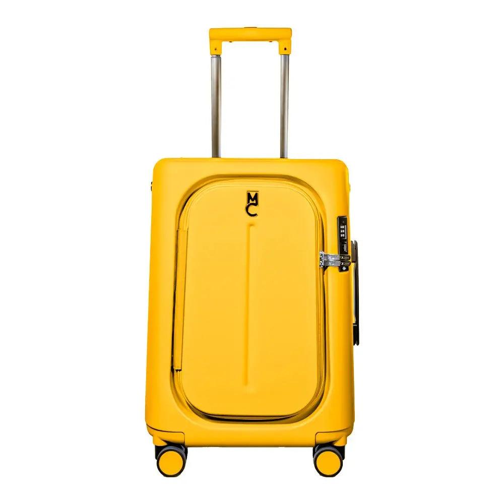 Multicarry Luggage Yellow (Stripe) - Moonba