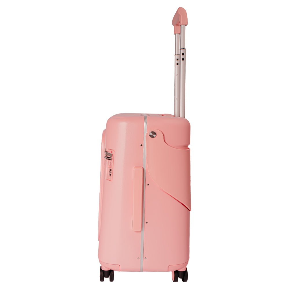 Multicarry Luggage Pink (Polished) - Moonba