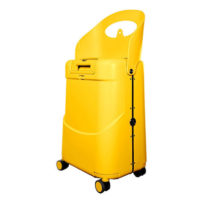 Multicarry Luggage Yellow (Stripe) - Moonba
