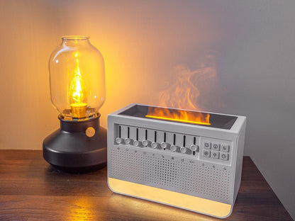 White Noise Flame Diffuser (Bluetooth Version) BOXING PRICE! - Moonba